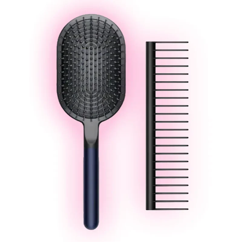 DYSON Haarbürsten-Set Paddle-Bürste und Kamm im Set Nachtblau – Bild 2