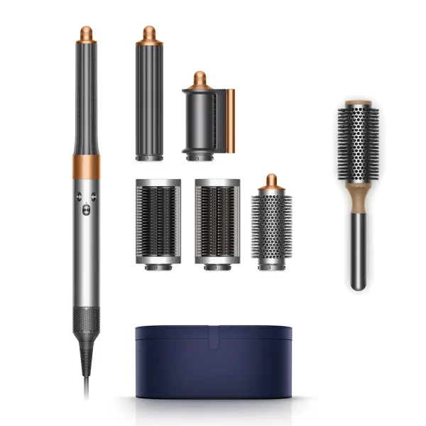 Dyson Airwrap Haarstyler Nickel Kupfer Complete Long Produkt Set Bürste