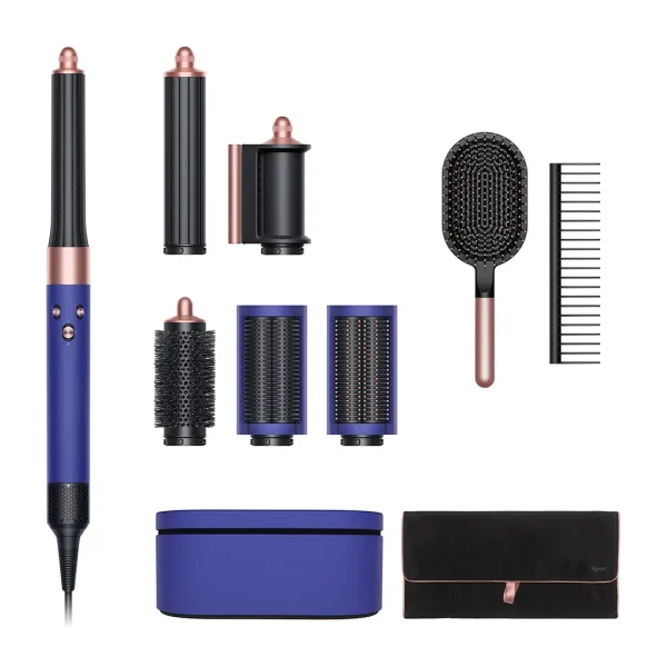Dyson Airwrap Haarstyler Violettblau Rosé Complete Long Produkt Set Kamm