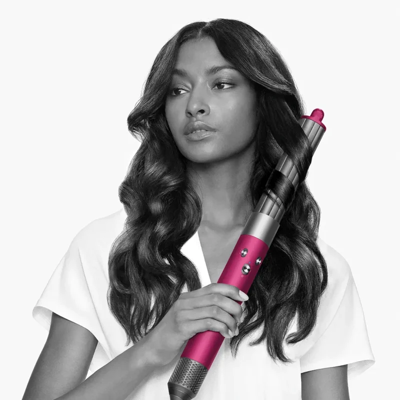 Dyson Airwrap Haarstyler Fuchsia Nickel Complete Long Produkt Set Bürste – Bild 4