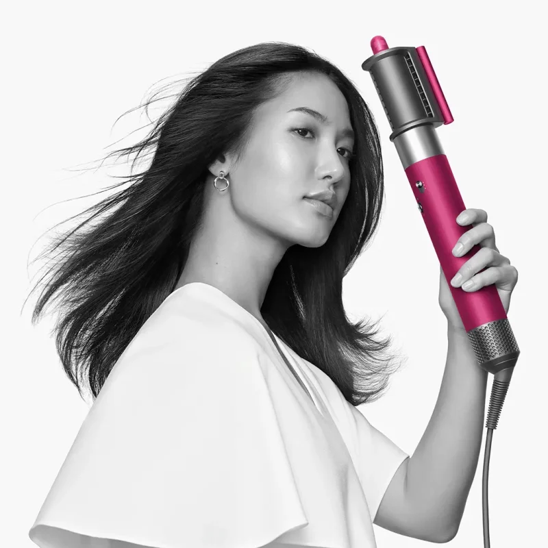 Dyson Airwrap Haarstyler Fuchsia Nickel Complete Long Produkt Set Bürste – Bild 6