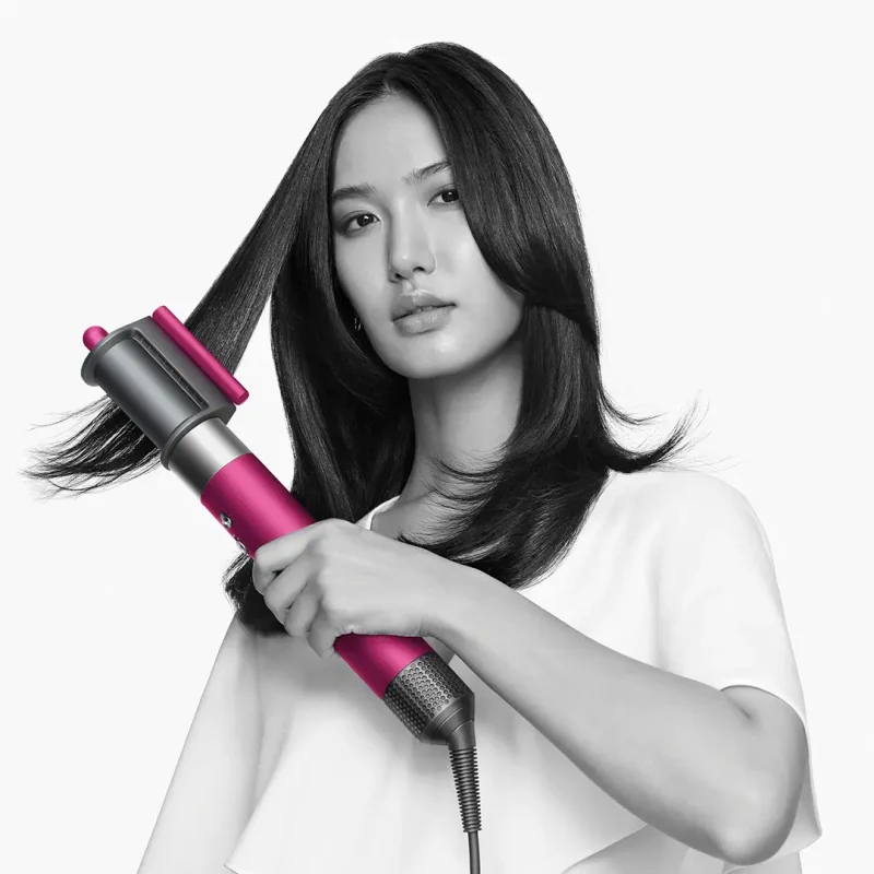 Dyson Airwrap Haarstyler Fuchsia Nickel Complete Long Produkt Set Bürste – Bild 7