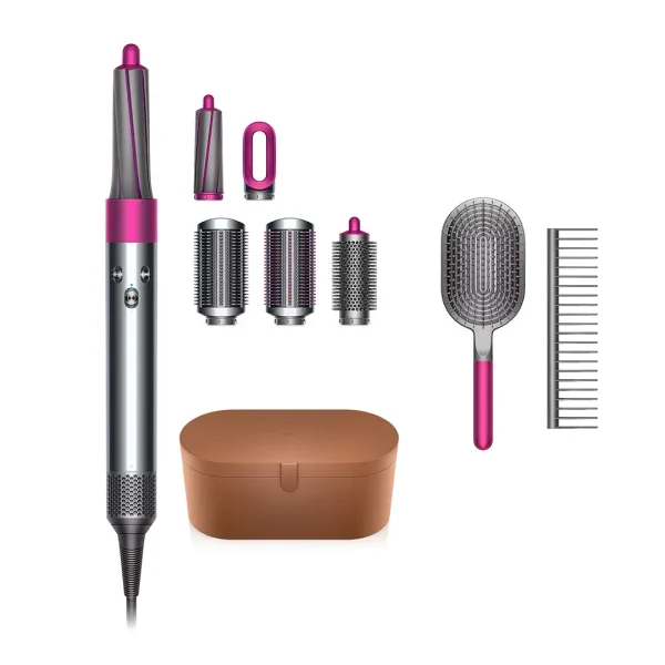 Dyson Airwrap Haarstyler Nickel Fuchsia Complete Produkt Set Kamm