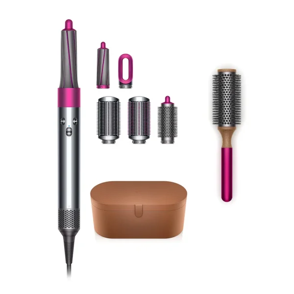 Dyson Airwrap Haarstyler Nickel Fuchsia Complete Produkt Set Bürste