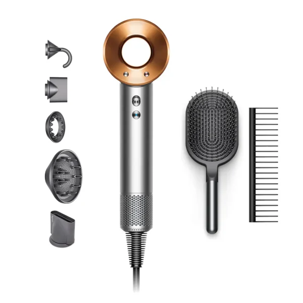 Dyson Supersonic Haartrockner Nickel/Kupfer inkl. Set Kamm