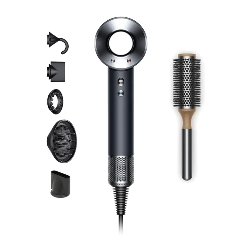 Dyson Supersonic Haartrockner Schwarz/Nickel inkl. Volumenbürste