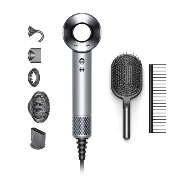 Dyson Supersonic Haartrockner Weiß ins. Haarbürsten Set