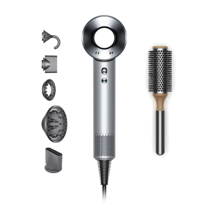 Dyson Supersonic Haartrockner Weiß inkl. Volumenbürste