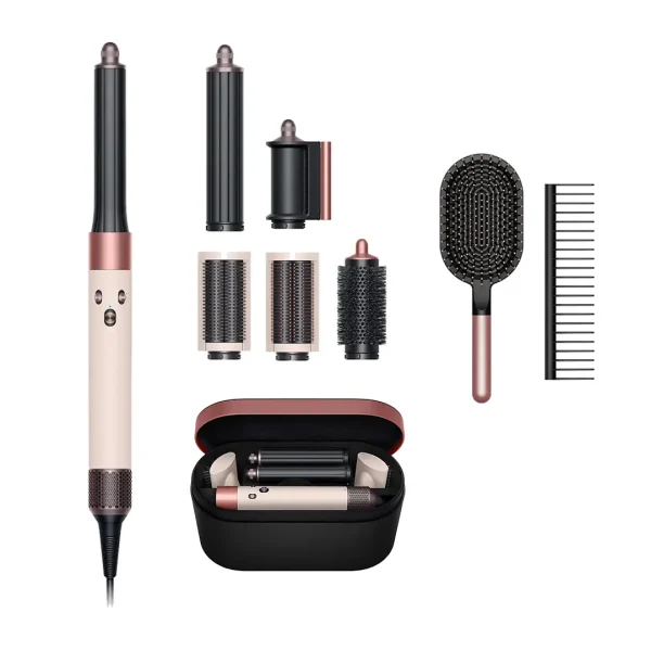 Dyson Airwrap Haarstyler Ceramic Pink Roségold Complete Long Produkt Set Kamm